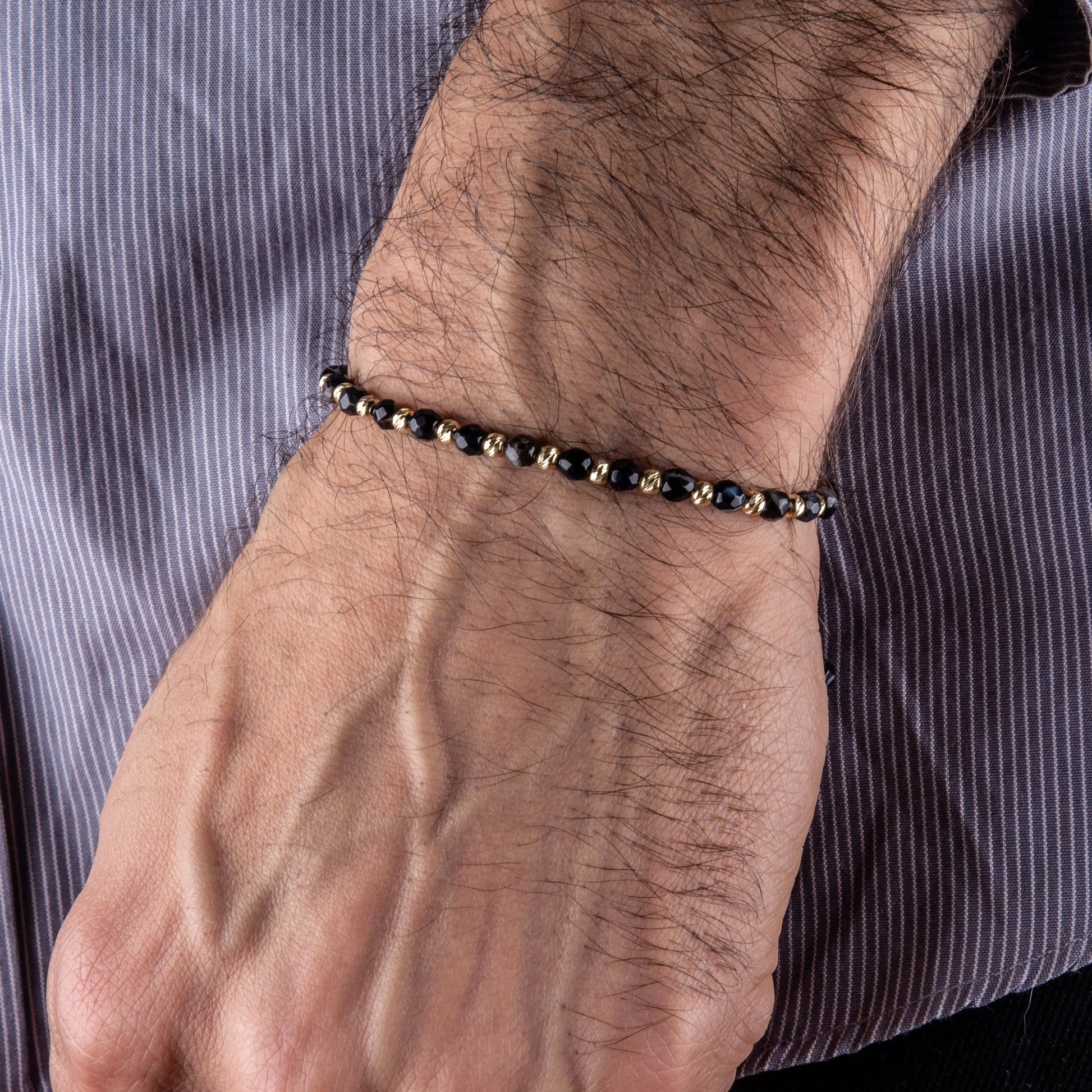 Bratara cu snur de aur 14 k GoldCraft