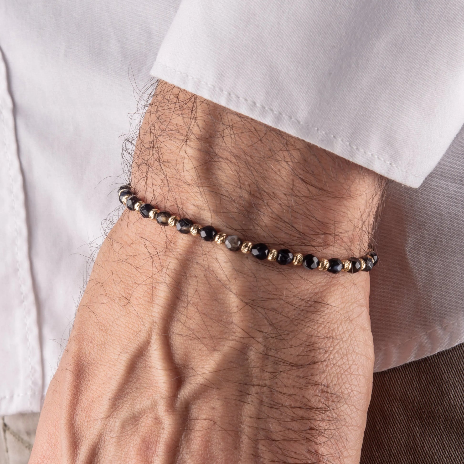 Bratara cu snur de aur 14 k GoldCraft