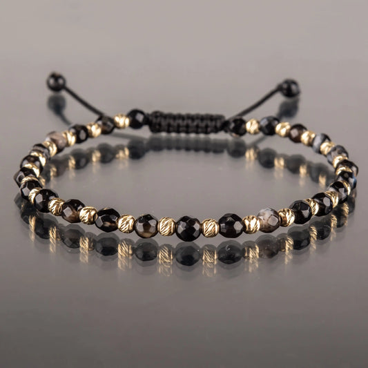 Bratara cu snur de aur 14 k GoldCraft